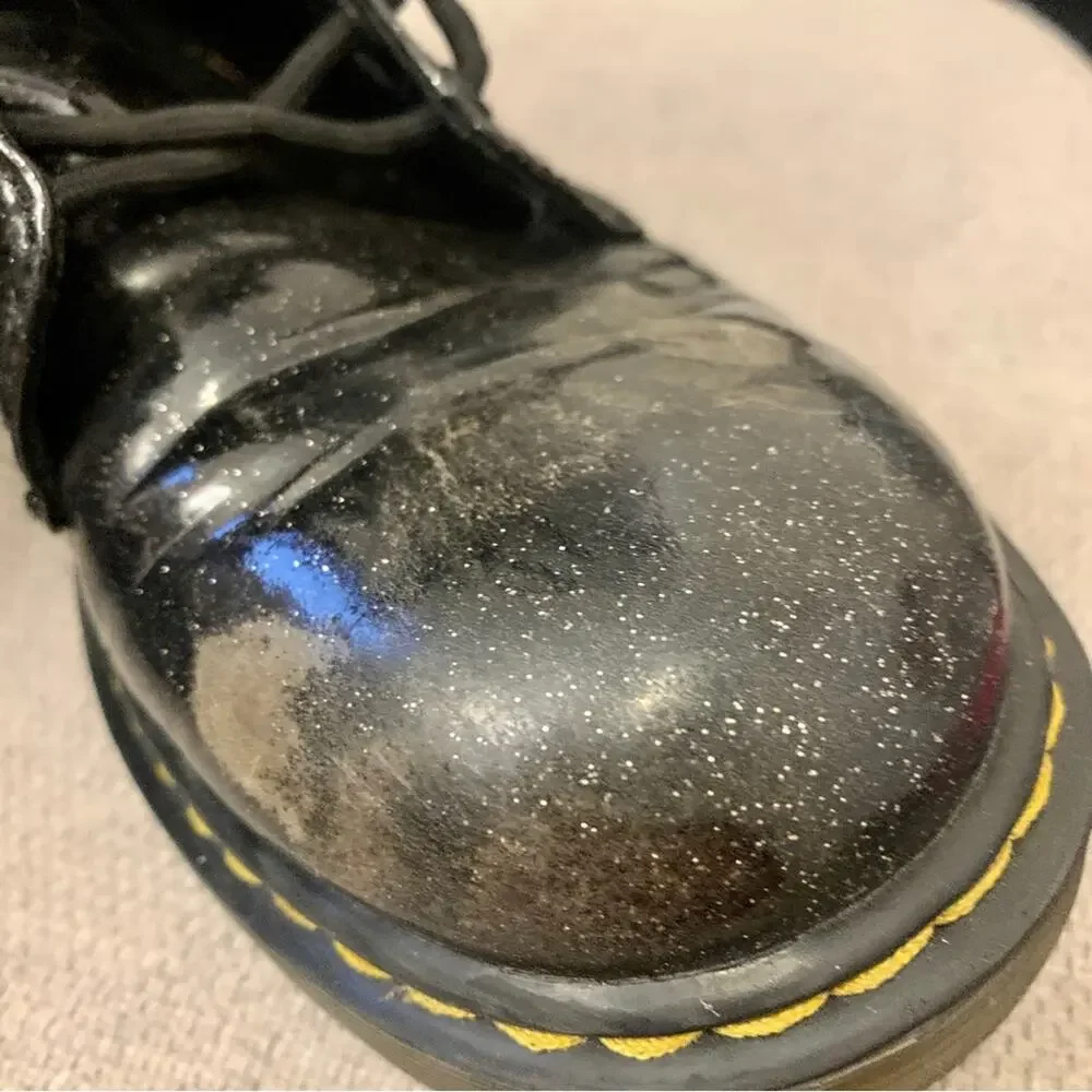 Doc Martens JUNIOR 1460 GLITTER LACE UP BOOTS 4